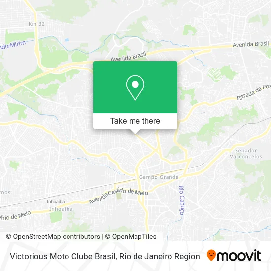 Victorious Moto Clube Brasil map