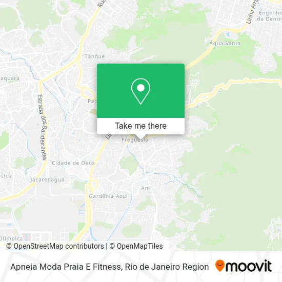Apneia Moda Praia E Fitness map