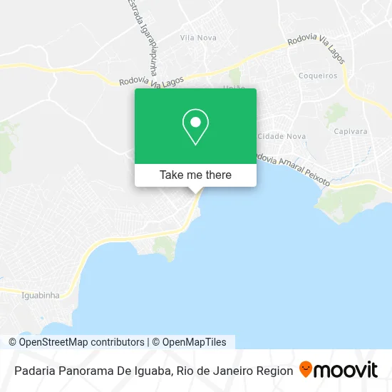 Padaria Panorama De Iguaba map