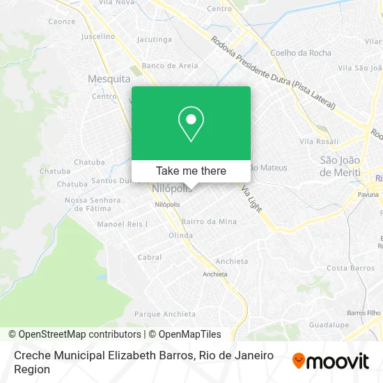 Creche Municipal Elizabeth Barros map