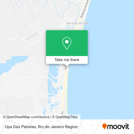 Upa Das Panelas map