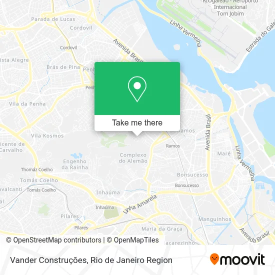 Vander Construções map
