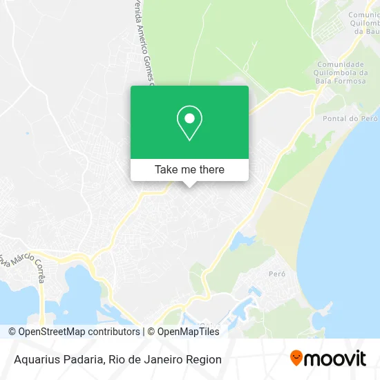 Aquarius Padaria map