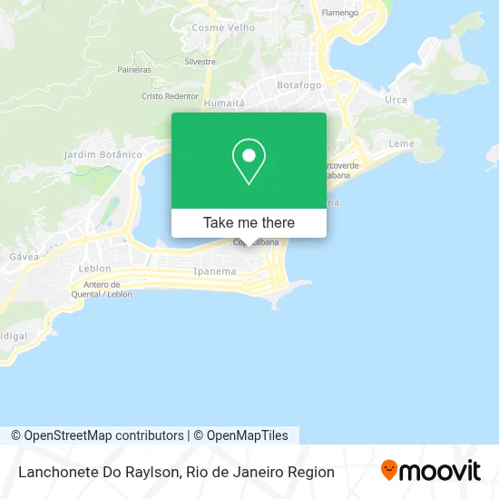 Lanchonete Do Raylson map