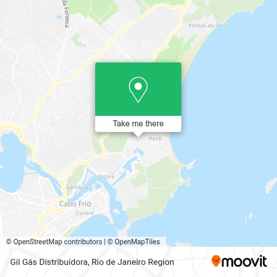 Gil Gás Distribuidora map