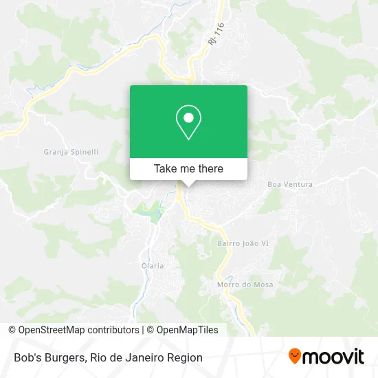 Bob's Burgers map