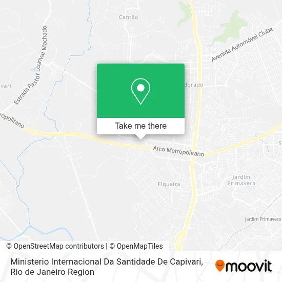 Ministerio Internacional Da Santidade De Capivari map