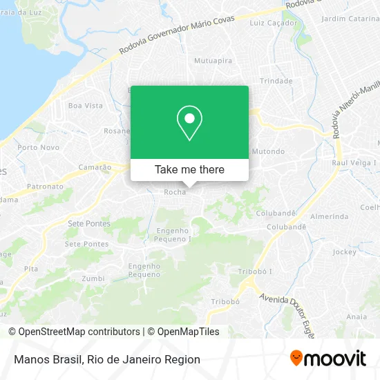 Manos Brasil map