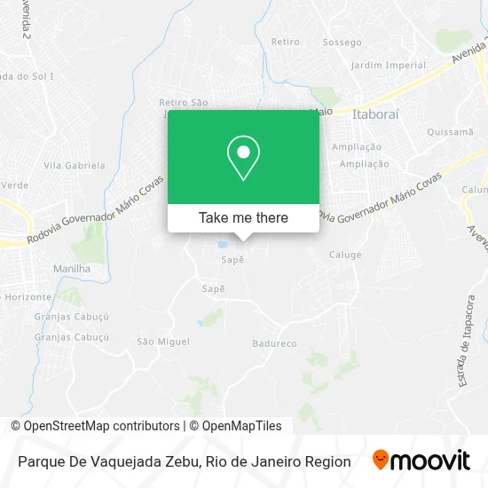 Parque De Vaquejada Zebu map