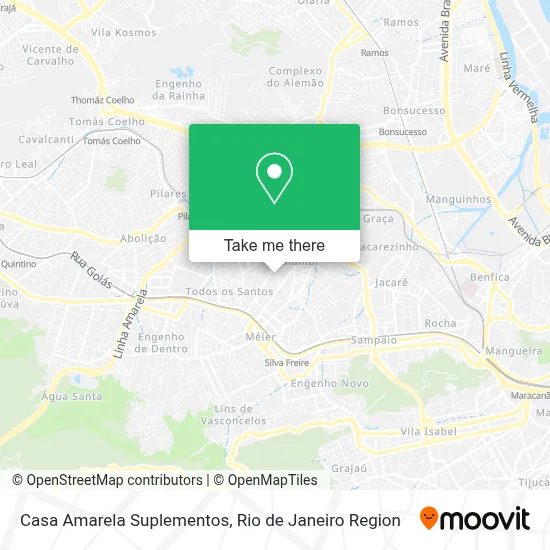 Casa Amarela Suplementos map