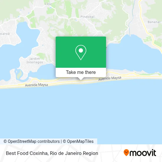 Best Food Coxinha map