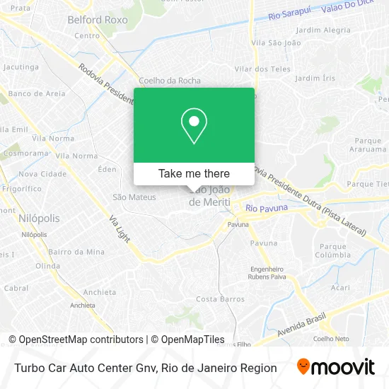 Turbo Car Auto Center Gnv map