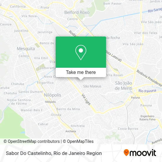Sabor Do Castelinho map