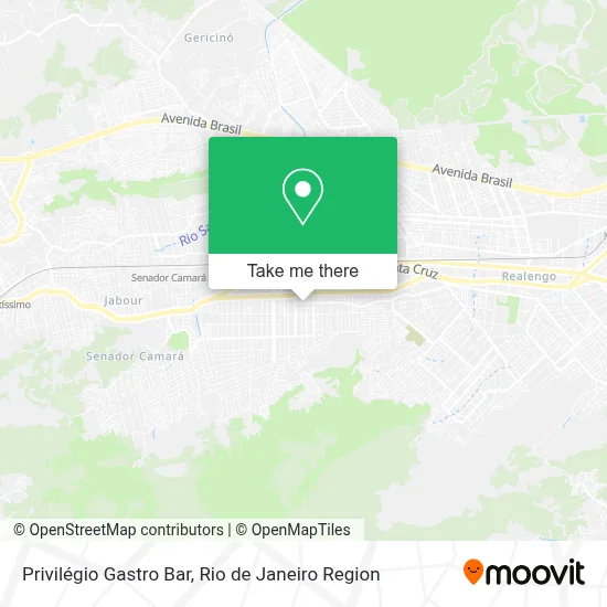 Privilégio Gastro Bar map