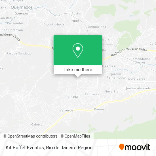 Kit Buffet Eventos map