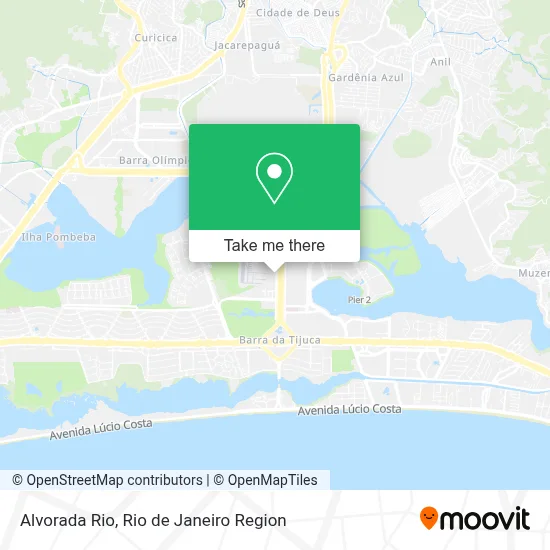 Alvorada Rio map