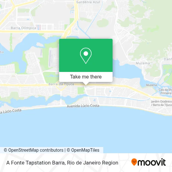 A Fonte Tapstation Barra map