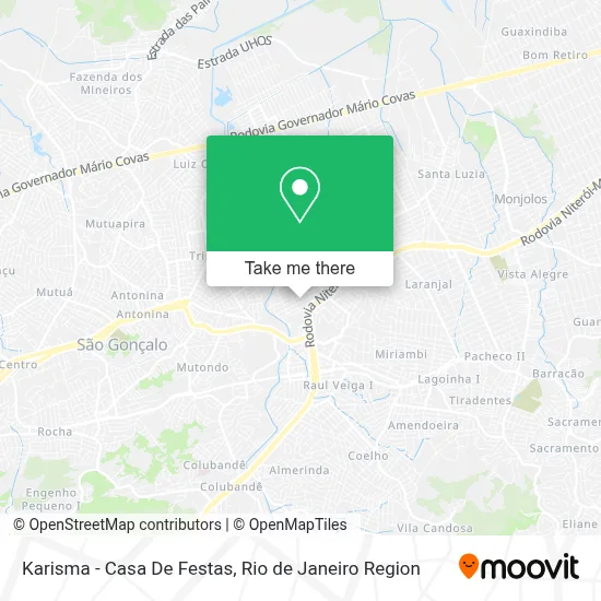 Karisma - Casa De Festas map