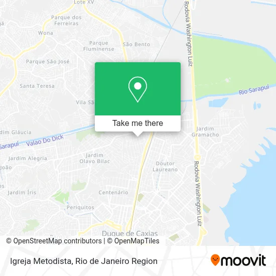 Igreja Metodista map