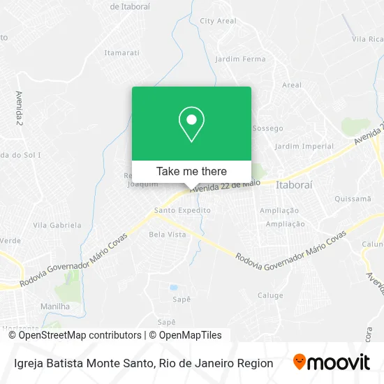 Igreja Batista Monte Santo map