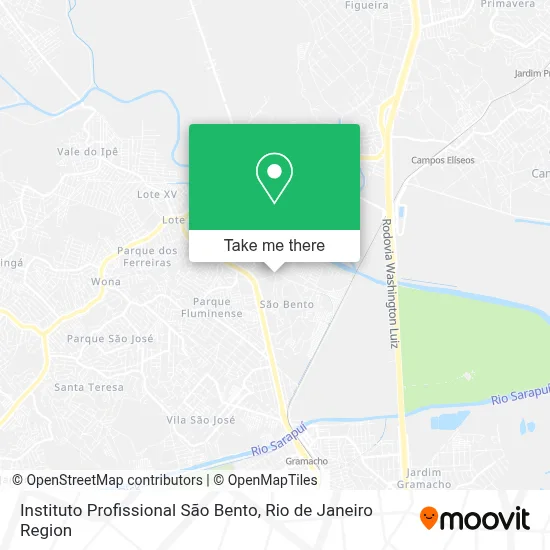 Instituto Profissional São Bento map