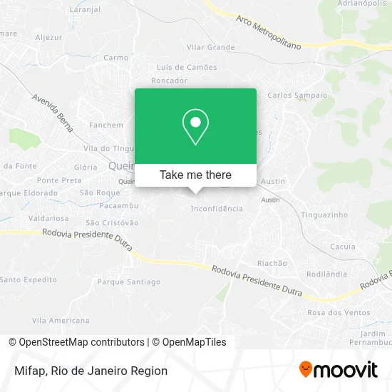 Mifap map