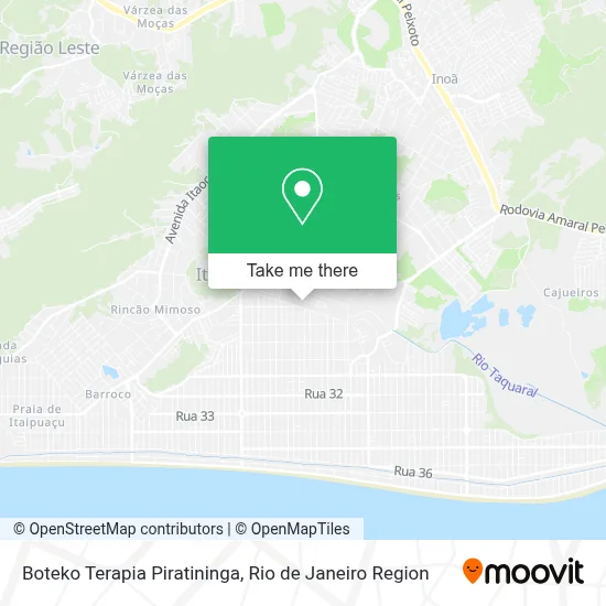 Boteko Terapia Piratininga map