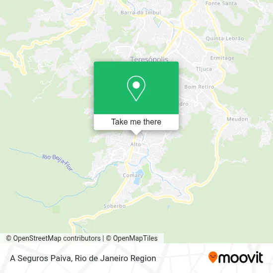A Seguros Paiva map