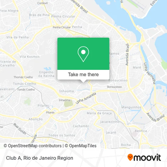 Club A map
