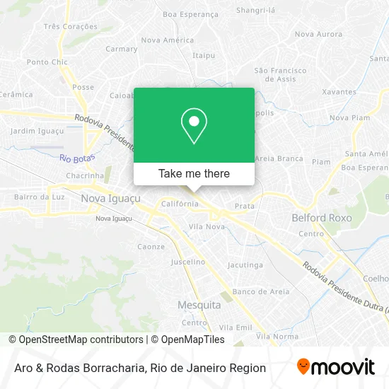 Aro & Rodas Borracharia map