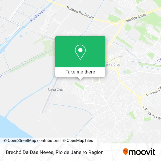 Brechó Da Das Neves map