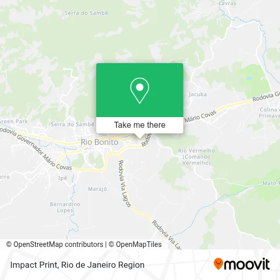 Impact Print map