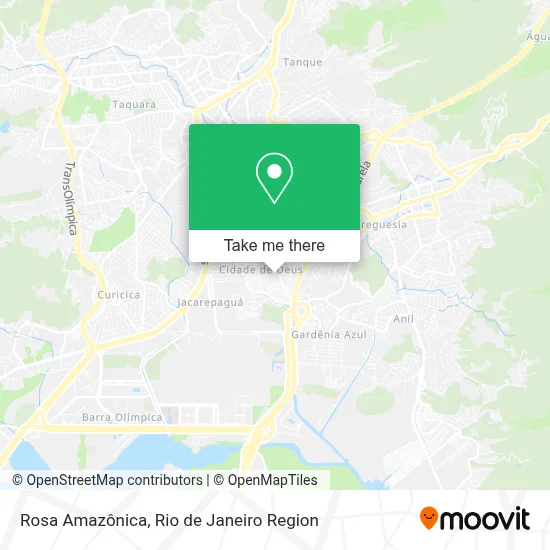 Rosa Amazônica map