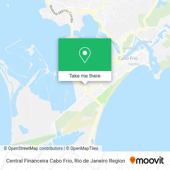 Central Financeira Cabo Frio map