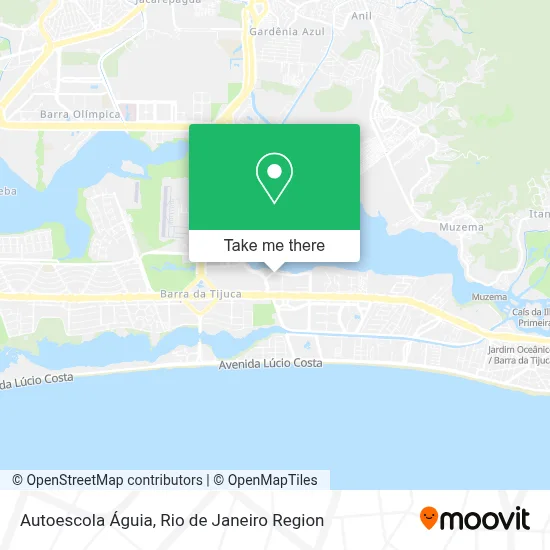Autoescola Águia map