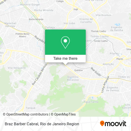Braz Barber Cabral map