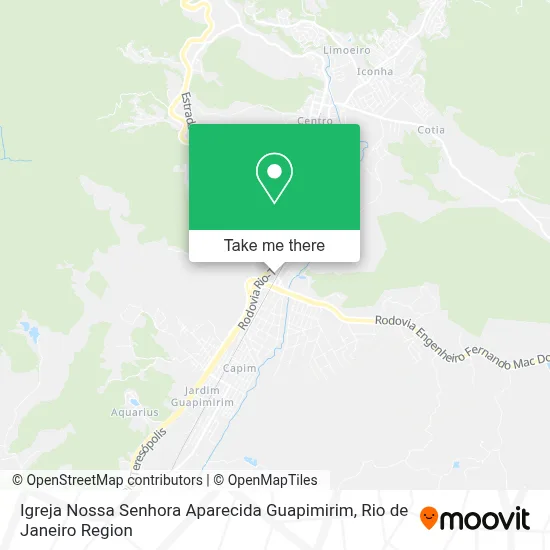 Igreja Nossa Senhora Aparecida Guapimirim map