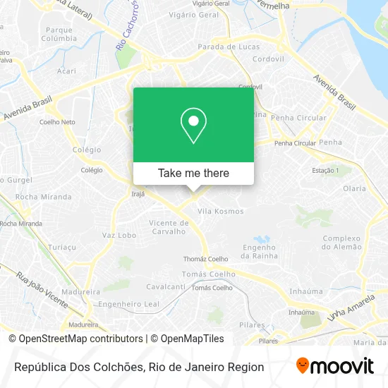 República Dos Colchões map
