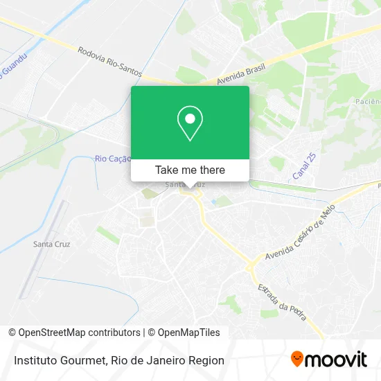 Instituto Gourmet map