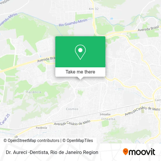 Dr. Aureci -Dentista map