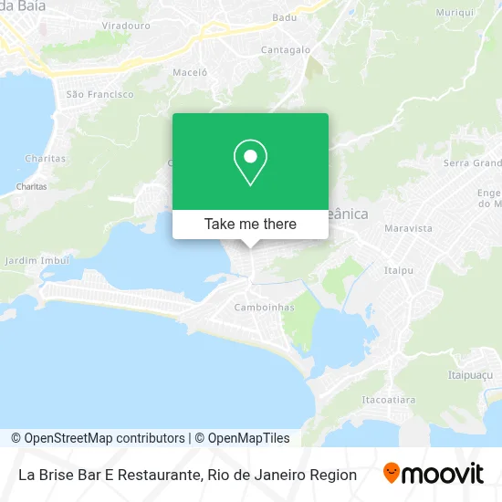 La Brise Bar E Restaurante map