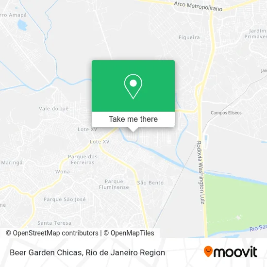 Beer Garden Chicas map