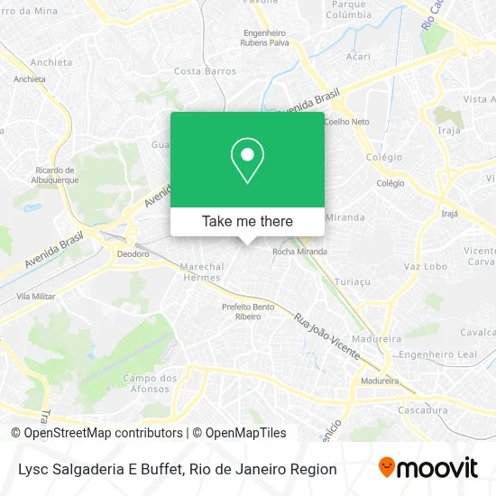 Lysc Salgaderia E Buffet map