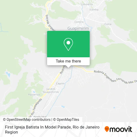 First Igreja Batista In Model Parade map