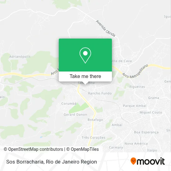 Sos Borracharia map