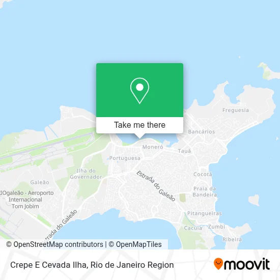 Crepe E Cevada Ilha map