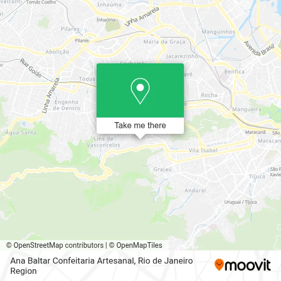 Ana Baltar Confeitaria Artesanal map