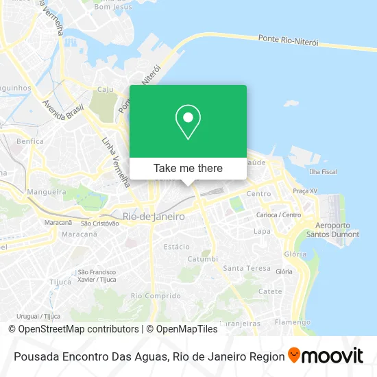 Pousada Encontro Das Aguas map