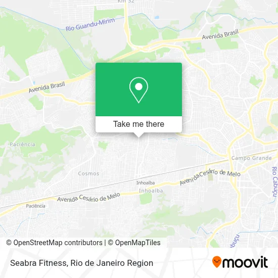 Seabra Fitness map