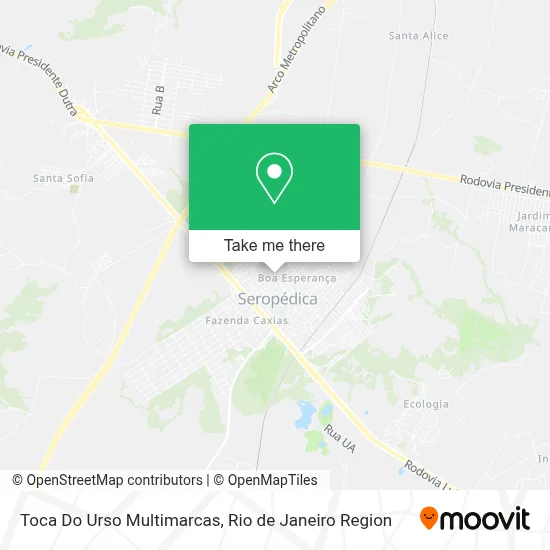 Toca Do Urso Multimarcas map